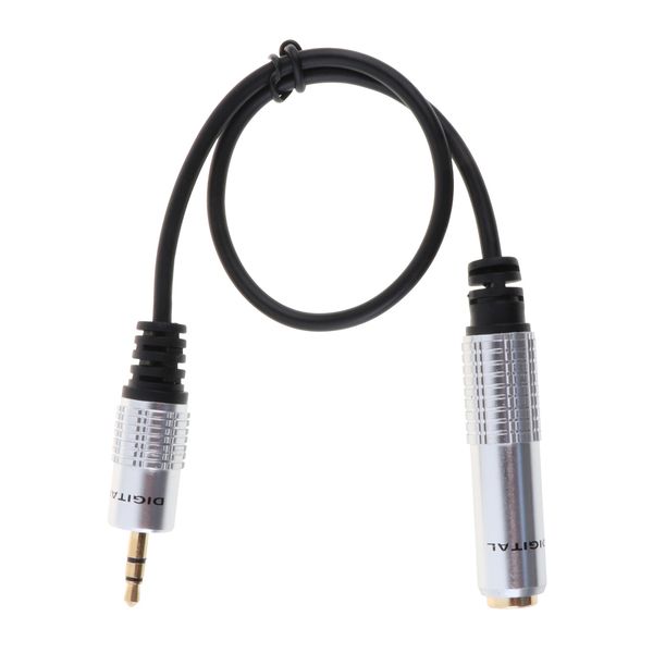 3.5mm male to 6.35mm female audio cable 1/4 inch female to 1/8 inch male stereo jack adapter pvc
3.5mm male to 6.35mm female audio cable 1/4 inch female to 1/8 inch male stereo jack adapter pvc