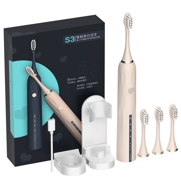 new ipx7 waterproof s3 electric toothbrush automatic tooth brush soft bristles whitening oral hygiene usb rechargeable
new ipx7 waterproof s3 electric toothbrush automatic tooth brush soft bristles whitening oral hygiene usb rechargeable