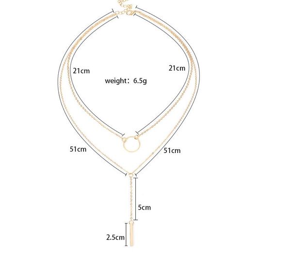 european and american fashion trend personality accessories creative women's accessories hollow out long clavicle chain geometric desig, Silver
european and american fashion trend personality accessories creative women's accessories hollow out long clavicle chain geometric desig, Silver