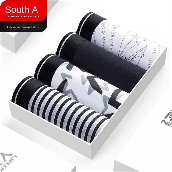 54qoj antarctic men's underwear men's pure cotton boxer pants striped printing breathable four-corner underwear shorts and shorts, Black;white
54qoj antarctic men's underwear men's pure cotton boxer pants striped printing breathable four-corner underwear shorts and shorts, Black;white