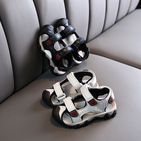 summer boy casual genuine leather sandals boys soft bottom beach shoes children's shoes boys sandals, Black;red
summer boy casual genuine leather sandals boys soft bottom beach shoes children's shoes boys sandals, Black;red