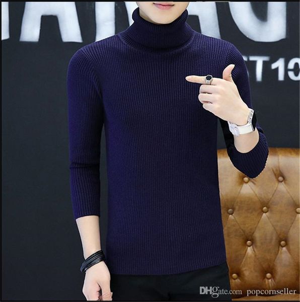 plus size mens designer sweater korean version of pure color turtleneck sweater slim fashion base sweater, White;black
plus size mens designer sweater korean version of pure color turtleneck sweater slim fashion base sweater, White;black