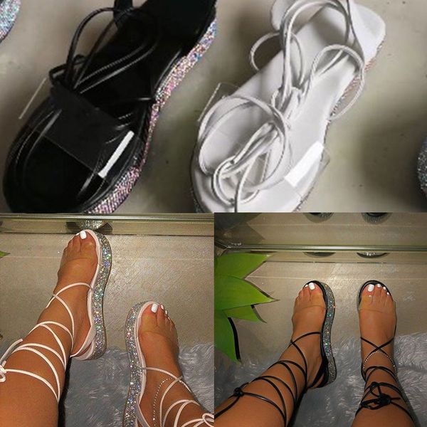 women sandals summer platform girls ankle strap rhinestone open toe sandals lady comfortable thick bottom shoes over size, Black
women sandals summer platform girls ankle strap rhinestone open toe sandals lady comfortable thick bottom shoes over size, Black