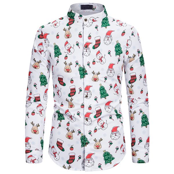 helisopus new mens shirts slim fit long sleeve shirt snowman christmas tree print stand collar shirt for men, White;black
helisopus new mens shirts slim fit long sleeve shirt snowman christmas tree print stand collar shirt for men, White;black