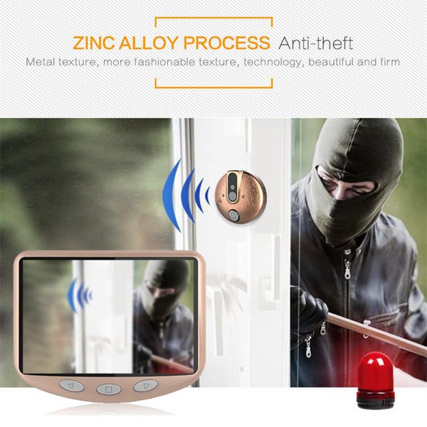 4.3 inch lcd tf card smart peephole viewer door eye night vision camera doorbell
4.3 inch lcd tf card smart peephole viewer door eye night vision camera doorbell