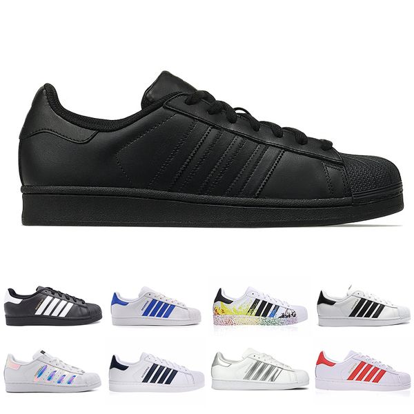 2019 classic leather superstar white black white pink blue gold superstars 80s pride sneakers super star women men sport casual shoes 36-44
2019 classic leather superstar white black white pink blue gold superstars 80s pride sneakers super star women men sport casual shoes 36-44
