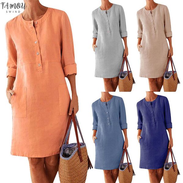 плюс размер casual solid color хлопок белье женщины с длинным рукавом туники кафтан платье длиной vestidos летних платьями причинной одеждой, Black;gray
плюс размер casual solid color хлопок белье женщины с длинным рукавом туники кафтан платье длиной vestidos летних платьями причинной одеждой, Black;gray