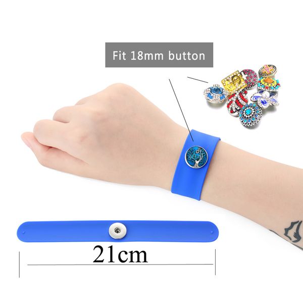 candy color silicone bracelet 18mm snap button charm bracelet 166 fashion bangle clap circle women kids christmas gift 21cm, Golden;silver
candy color silicone bracelet 18mm snap button charm bracelet 166 fashion bangle clap circle women kids christmas gift 21cm, Golden;silver