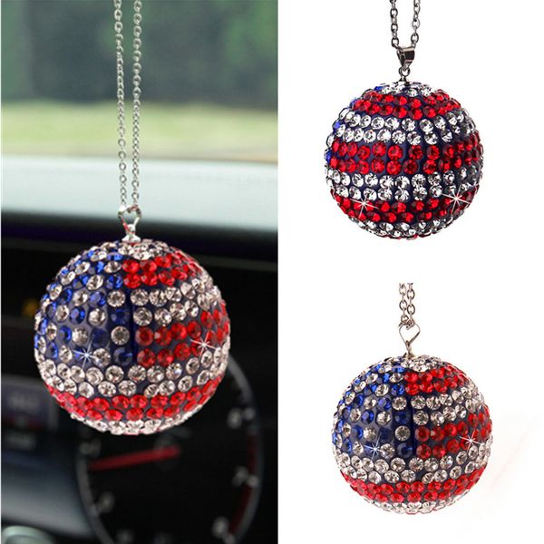 bling crystal ball car pendant diamond rhinestone hanging ornament charms auto rearview mirror dangle accessories #yl1
bling crystal ball car pendant diamond rhinestone hanging ornament charms auto rearview mirror dangle accessories #yl1