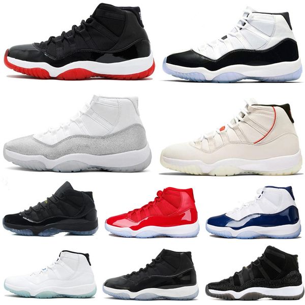 11s bred metallic silver low concord basketball shoes 11 cap and gown men women gym red space jam platinum tint sports shoes sneakers, White;red
11s bred metallic silver low concord basketball shoes 11 cap and gown men women gym red space jam platinum tint sports shoes sneakers, White;red
