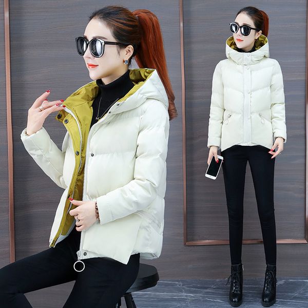 short cotton coat women's dress 2019 winter new style korean-style thick down feather cotton-padded jacket ins down coat cotton, Blue;black
short cotton coat women's dress 2019 winter new style korean-style thick down feather cotton-padded jacket ins down coat cotton, Blue;black