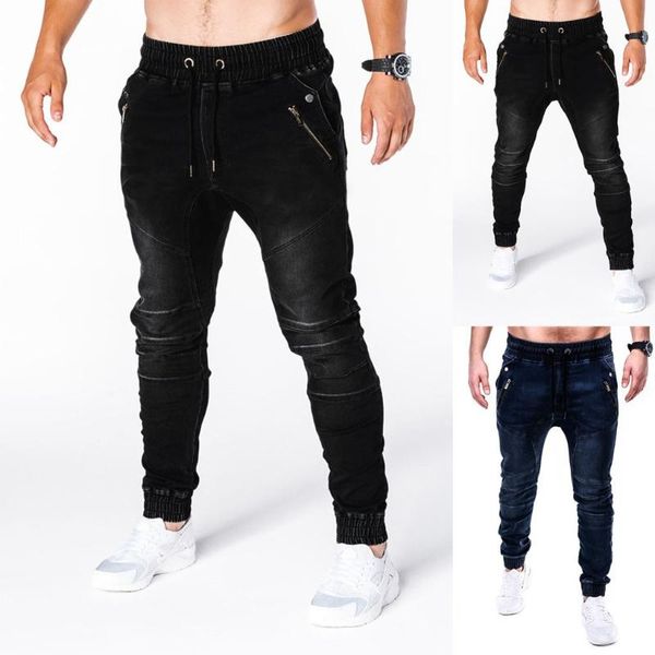 fashion men's casual elastic waist denim straight jeans trousers streetwear hip hop velvet jeans men, Blue
fashion men's casual elastic waist denim straight jeans trousers streetwear hip hop velvet jeans men, Blue