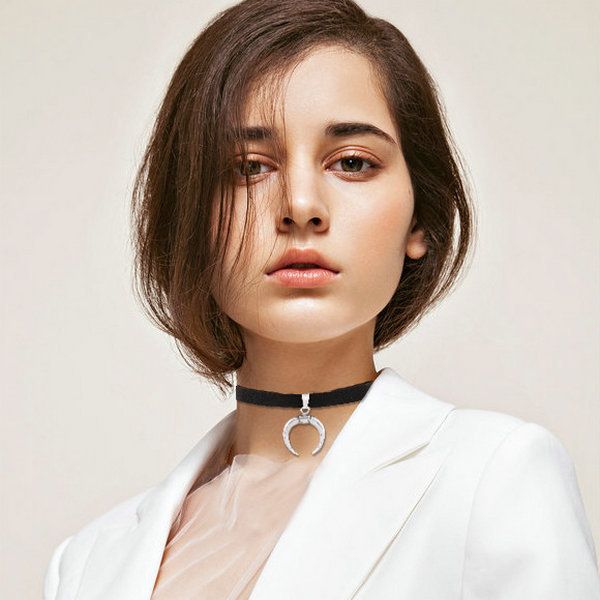 1pc new arrival 3d moon pendant black korea velvet rope choker collar necklace female collier bijoux girls gift, Silver
1pc new arrival 3d moon pendant black korea velvet rope choker collar necklace female collier bijoux girls gift, Silver