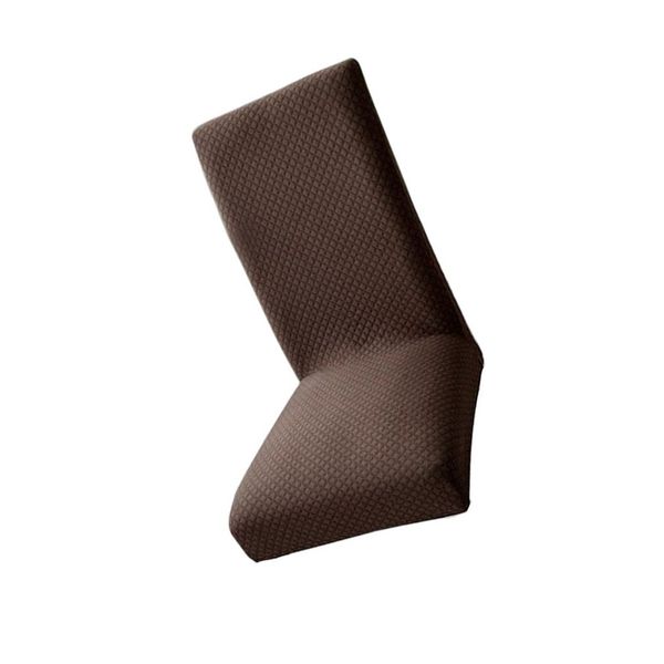 solid color chair cover double thickening stool cover back cover brown color high back jacquard diamond
solid color chair cover double thickening stool cover back cover brown color high back jacquard diamond