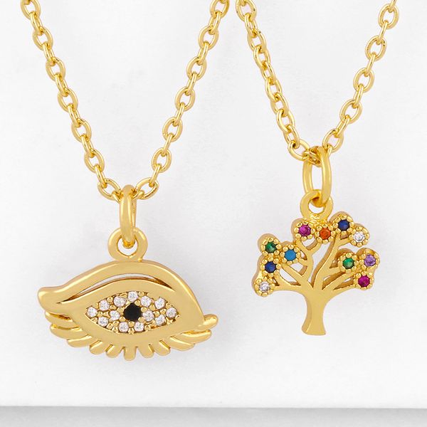 zhongvi multicolor tree of life cz necklaces for women crystal gold evil eye necklace rainbow greek eye jewelry olho grego, Silver
zhongvi multicolor tree of life cz necklaces for women crystal gold evil eye necklace rainbow greek eye jewelry olho grego, Silver
