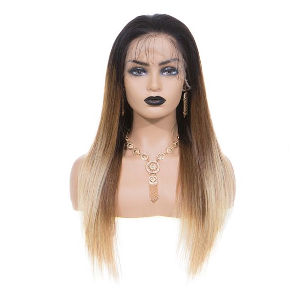 sevengirls #1b/4/27 ombre brazilian full lace human hair wigs with baby hair straight remy pre plucked full lace wig for women, Black;brown
sevengirls #1b/4/27 ombre brazilian full lace human hair wigs with baby hair straight remy pre plucked full lace wig for women, Black;brown