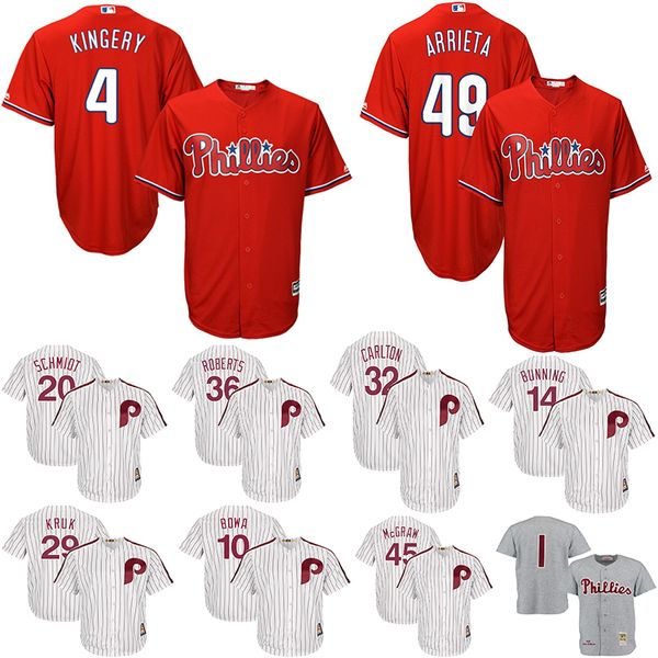 1950 Philadelphia Men's Phillies Jerseys Rhys Hoskins Scott Kingery Richie Ashburn Tug McGraw Arrieta Darren Daulton Baseball Jersey
1950 Philadelphia Men's Phillies Jerseys Rhys Hoskins Scott Kingery Richie Ashburn Tug McGraw Arrieta Darren Daulton Baseball Jersey