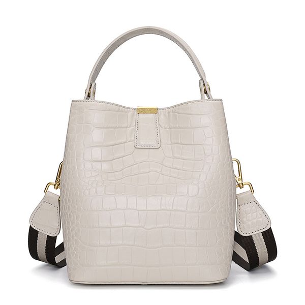 summer genuine leather women shoulder bag luxury designer ladies crocodile messenger bag retro bucket bags 2 straps beige
summer genuine leather women shoulder bag luxury designer ladies crocodile messenger bag retro bucket bags 2 straps beige