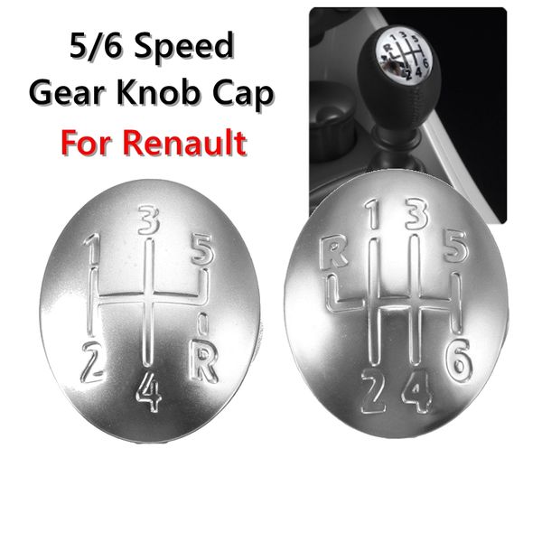 chrome 5/6 speed gear shift knob cap cover for clio megane scenic twingo chrome plastic auto car styling accessories
chrome 5/6 speed gear shift knob cap cover for clio megane scenic twingo chrome plastic auto car styling accessories