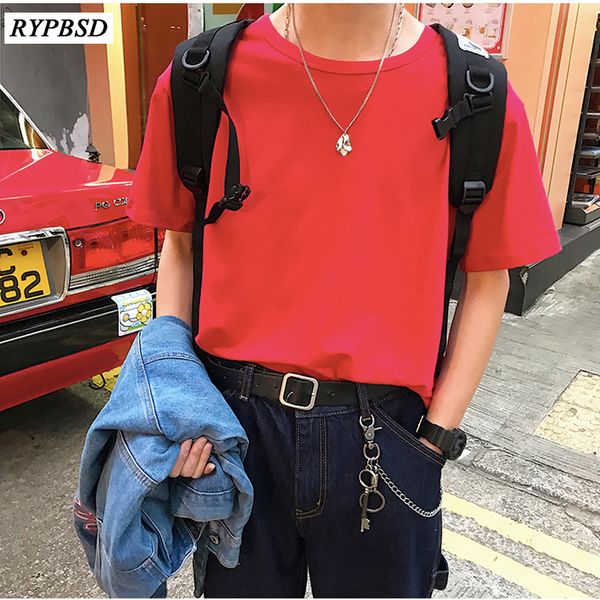 17 colors 2019 summer new harajuku tshirt men solid color round neck short-sleeved oversize t-shirt men loose plus size 3xl, White;black
17 colors 2019 summer new harajuku tshirt men solid color round neck short-sleeved oversize t-shirt men loose plus size 3xl, White;black