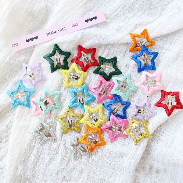 cute pentagram cotton bb hair clips korean girl bangs color star hairpins hairgrips clip children hair accessories a2030, Golden;white
cute pentagram cotton bb hair clips korean girl bangs color star hairpins hairgrips clip children hair accessories a2030, Golden;white