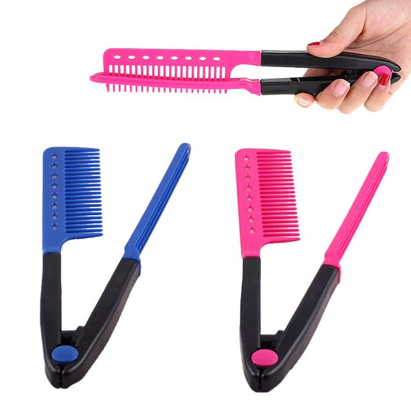 selling women hair brush v type design comb folding style fashion pink/blue hair modeling brush salon hairdresser styling, Silver
selling women hair brush v type design comb folding style fashion pink/blue hair modeling brush salon hairdresser styling, Silver