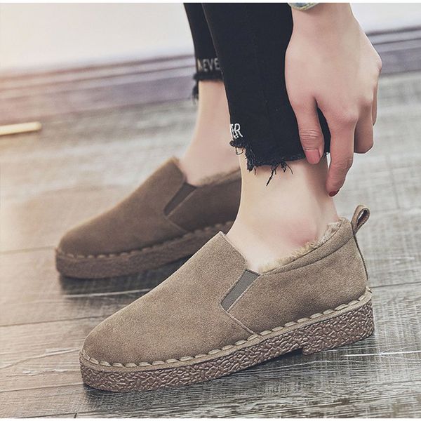 winter women slip on moccasins suede flat shoes warm plush female platform comfort fisherman shoes ladies fashion, Black
winter women slip on moccasins suede flat shoes warm plush female platform comfort fisherman shoes ladies fashion, Black