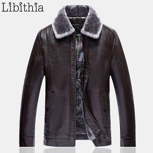 men pu leather jacket coats thick fleece coat fur collar straight zipper jackets plus size l-5xl winter menswear coffee k404, Black
men pu leather jacket coats thick fleece coat fur collar straight zipper jackets plus size l-5xl winter menswear coffee k404, Black
