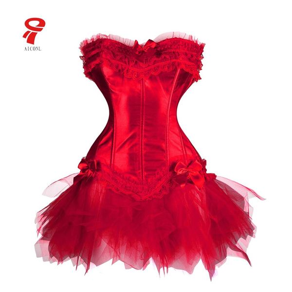 corset bustier women steampunk tummy shaper plus size gothic lace slimming waist tutu dress overbust steel boned corset skirt, Black;white
corset bustier women steampunk tummy shaper plus size gothic lace slimming waist tutu dress overbust steel boned corset skirt, Black;white