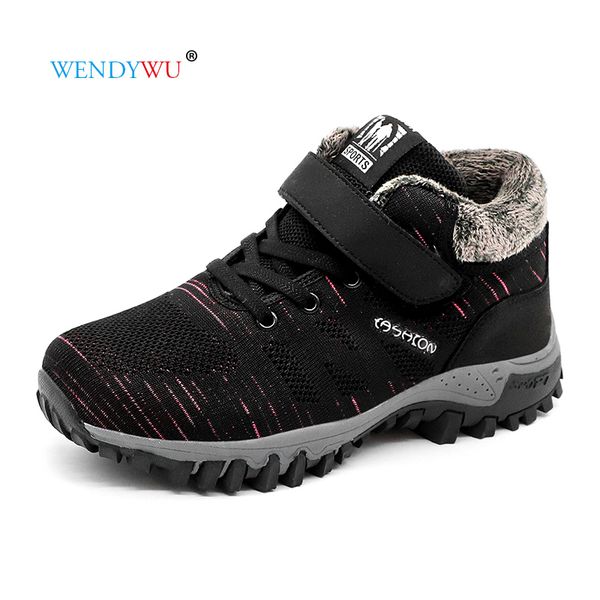 women shoes winter keep warm plus velvet cotton shoes lady non-slip outdoor flats hiking mesh running sneakers women, Black
women shoes winter keep warm plus velvet cotton shoes lady non-slip outdoor flats hiking mesh running sneakers women, Black