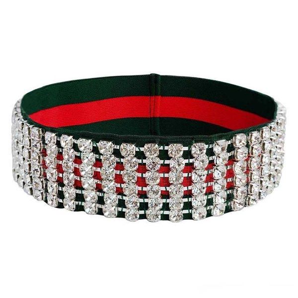 Shipment Luxury Full Rhinestones Headband With Elastic Good Quality Green And Red Stripe Fashion Ladies Headwrap 2 Colors Wholesale
Shipment Luxury Full Rhinestones Headband With Elastic Good Quality Green And Red Stripe Fashion Ladies Headwrap 2 Colors Wholesale