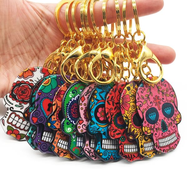 sugar skull keychain calavera mexican sugary-sweet whimsical skull key chain keyring halloween acrylic key ring bag charms, Silver
sugar skull keychain calavera mexican sugary-sweet whimsical skull key chain keyring halloween acrylic key ring bag charms, Silver