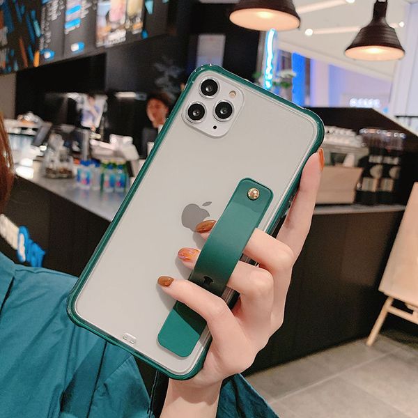 shockproof bumper wristband phone case for iphone 11pro max x xr xs max 8 7 6 6s plus transparent wrist strap stand back cover
shockproof bumper wristband phone case for iphone 11pro max x xr xs max 8 7 6 6s plus transparent wrist strap stand back cover