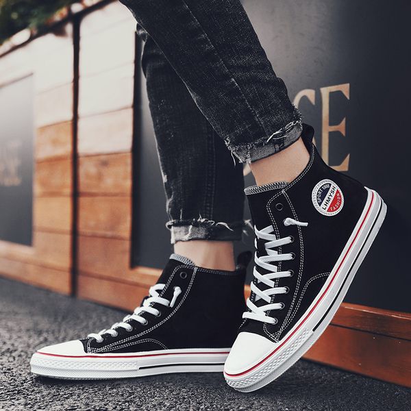 men's shoes autumn new style shoe men's trendy shoes korean-style high-board shoe 2019 new style online celebrity casual lea, Black
men's shoes autumn new style shoe men's trendy shoes korean-style high-board shoe 2019 new style online celebrity casual lea, Black
