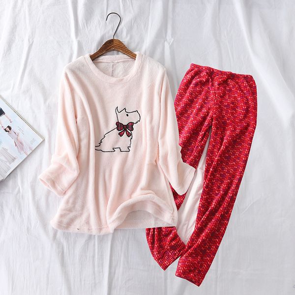 winter pajamas for women kawaii coral fleece pijama thick warm pyjamas women pyjama set, Blue;gray
winter pajamas for women kawaii coral fleece pijama thick warm pyjamas women pyjama set, Blue;gray