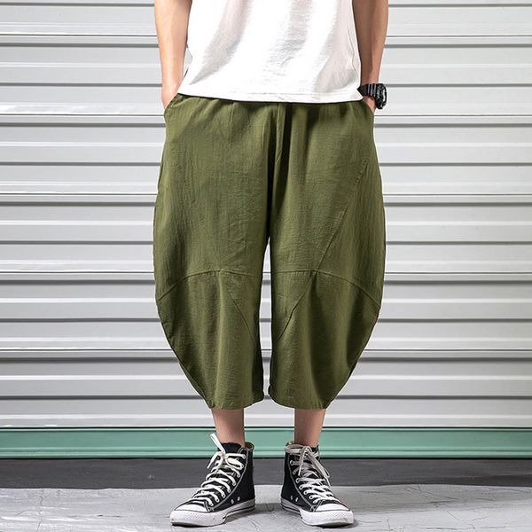 5xl men's wild crotch harem pants summer baggy pants men's summer fashion leisure pure color linen loose ankle-length z413, Black
5xl men's wild crotch harem pants summer baggy pants men's summer fashion leisure pure color linen loose ankle-length z413, Black
