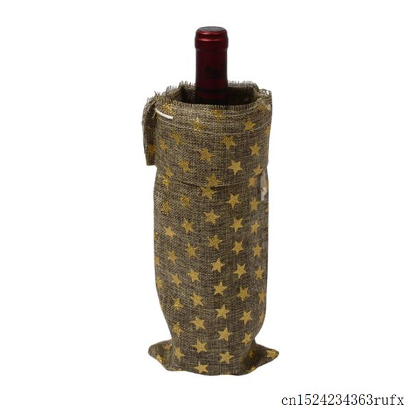 gift wrap 100 pcs christmas jute bags burlap wine bottle bag champagne packaging for guest party decoration
gift wrap 100 pcs christmas jute bags burlap wine bottle bag champagne packaging for guest party decoration