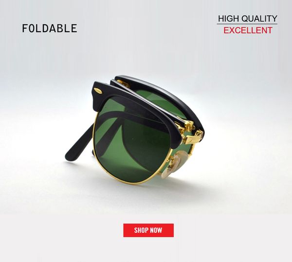 2019 wholesale new brand vintage folding fashion club sunglasses men women master eyewear gradient gafas oculos de sol sun glasses 2176, White;black
2019 wholesale new brand vintage folding fashion club sunglasses men women master eyewear gradient gafas oculos de sol sun glasses 2176, White;black