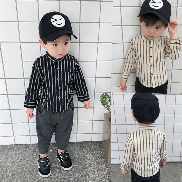 wear boy's 2020 boy's baby's children's autumn thin vertical long children's clothing shirt sleeve shirt fashion, White;black
wear boy's 2020 boy's baby's children's autumn thin vertical long children's clothing shirt sleeve shirt fashion, White;black