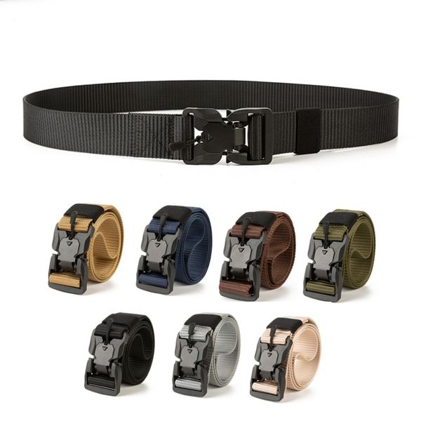 tactical belt men adjustable heavy duty tactical waist belts with metal buckle nylon belt hunting accessories 125cm, Black;gray
tactical belt men adjustable heavy duty tactical waist belts with metal buckle nylon belt hunting accessories 125cm, Black;gray