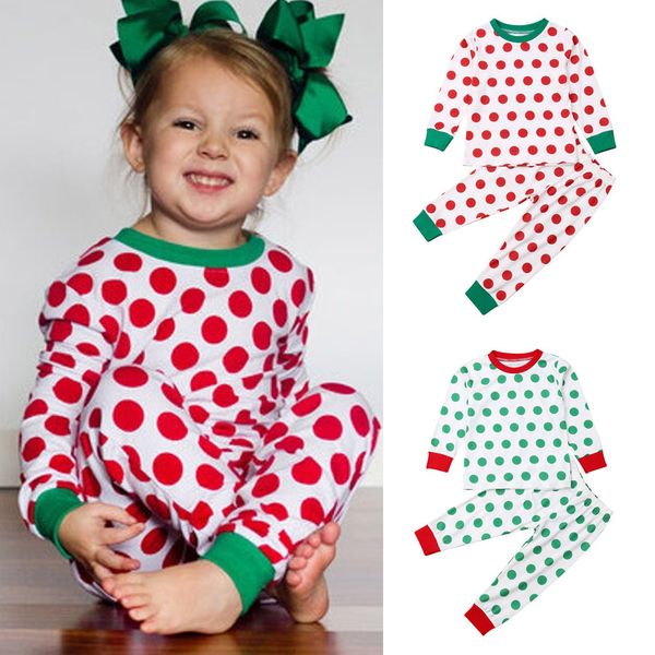 christmas outfit costume 2019 new infant kid children set baby girls boys dot shirt pants pajamas sleepwear conjunto, White
christmas outfit costume 2019 new infant kid children set baby girls boys dot shirt pants pajamas sleepwear conjunto, White