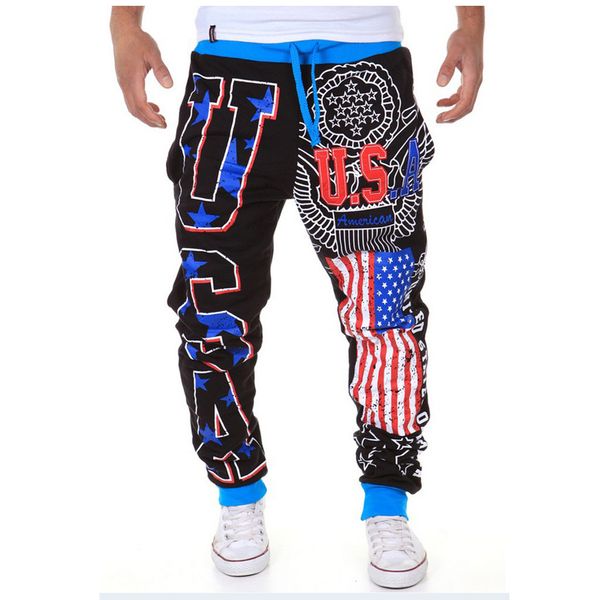 fashion usa print sweatpant men hip hop independance day trousers casual sport long pencil pants track suit pantalones hombre 3#, Black
fashion usa print sweatpant men hip hop independance day trousers casual sport long pencil pants track suit pantalones hombre 3#, Black
