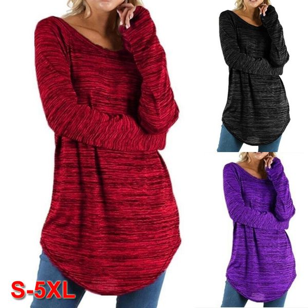 2020 autumn winter casual loose solid pullover round neck full bating sleeve pockets tees plus size, White
2020 autumn winter casual loose solid pullover round neck full bating sleeve pockets tees plus size, White