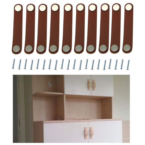 10x leather cabinet handle pulls dresser handle diy parts accessory
10x leather cabinet handle pulls dresser handle diy parts accessory