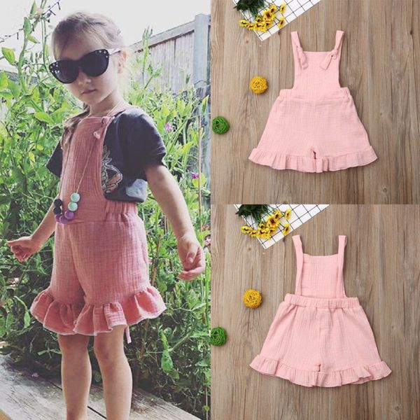 Brand New Baby Rompers Lovely Toddler Infant Baby Girls Clothes Sleeveless Ruffles Solid Jumpsuit Short Summer Fashion Hot 2019
Brand New Baby Rompers Lovely Toddler Infant Baby Girls Clothes Sleeveless Ruffles Solid Jumpsuit Short Summer Fashion Hot 2019