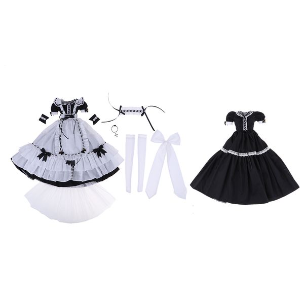 charming girl doll clothing french maid uniform 8pcs set for 1/3 bjd, fit luts dod msd dollfie complete look accessories
charming girl doll clothing french maid uniform 8pcs set for 1/3 bjd, fit luts dod msd dollfie complete look accessories