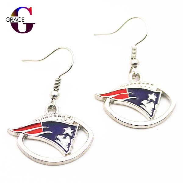 10pair fashion football team sports earring charms long ear hook drop earrings for women sport fan diy jewelry, Golden;silver
10pair fashion football team sports earring charms long ear hook drop earrings for women sport fan diy jewelry, Golden;silver