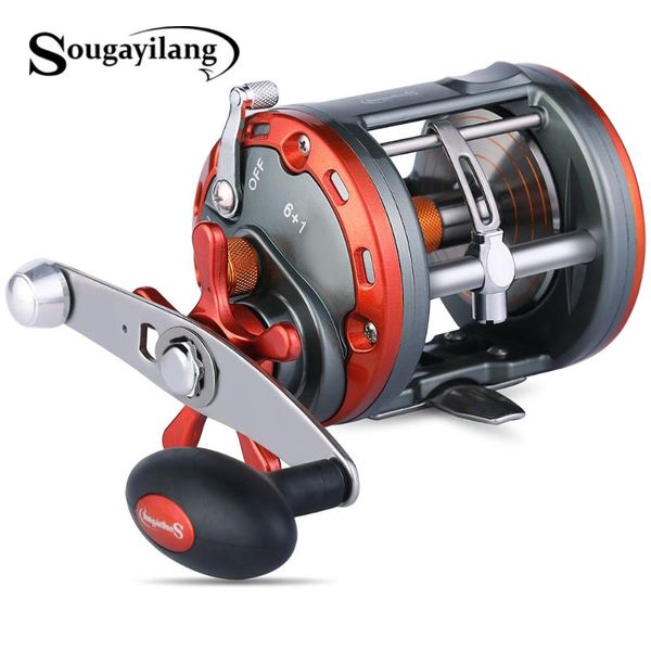 sougayilang trolling drum fishing reels saltwater conventional level wind cast drum fishing reel 6+1bb max drag 28kg pesca
sougayilang trolling drum fishing reels saltwater conventional level wind cast drum fishing reel 6+1bb max drag 28kg pesca