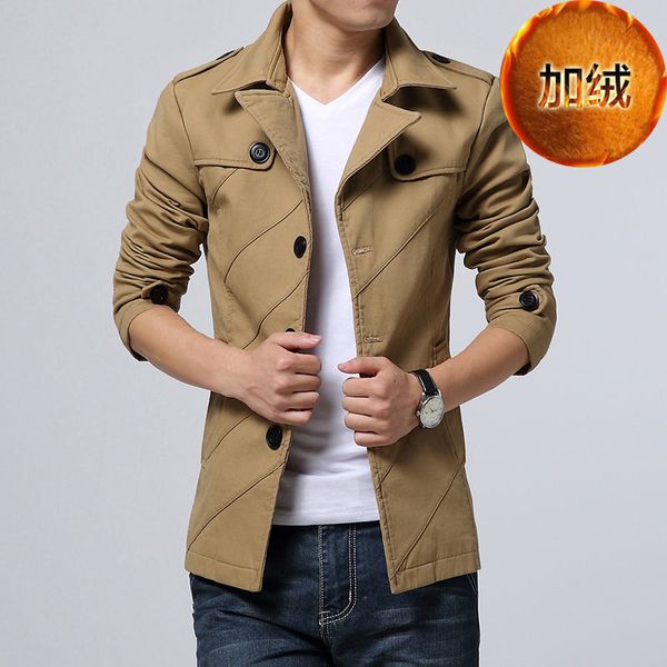 2020 jacket men's new windbreaker men's casual jacket plus velvet body mid-length to keep warm, Black;brown
2020 jacket men's new windbreaker men's casual jacket plus velvet body mid-length to keep warm, Black;brown