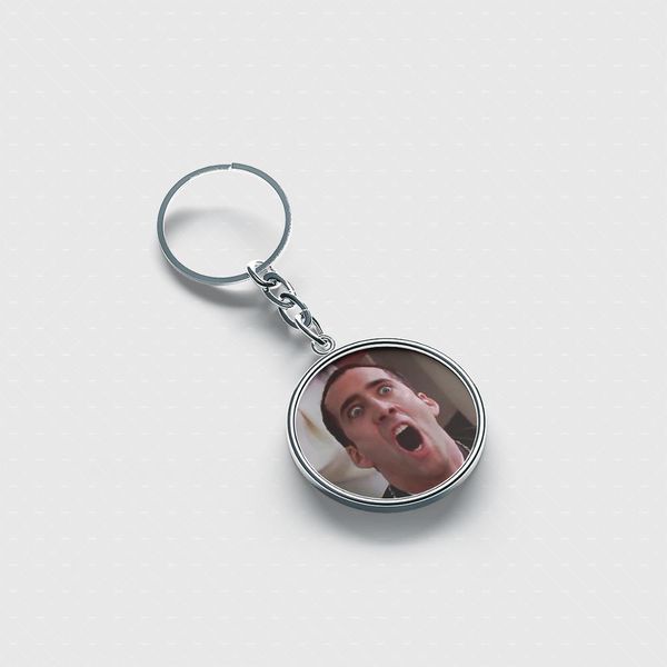 nicolas cage funny face personalized keychain cute cool accessories custom keychains for men women kids, Silver
nicolas cage funny face personalized keychain cute cool accessories custom keychains for men women kids, Silver